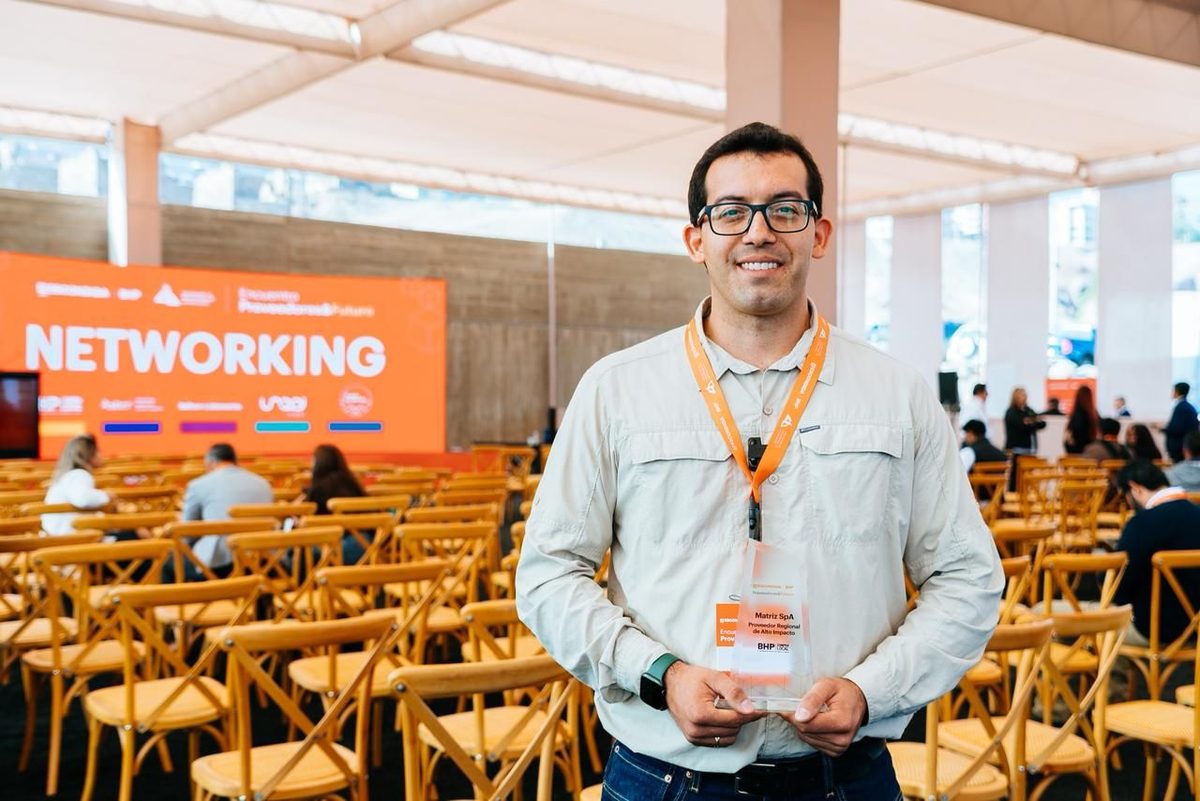 Representante de Matriz SPA en el encuentro Proveedores&Futuro